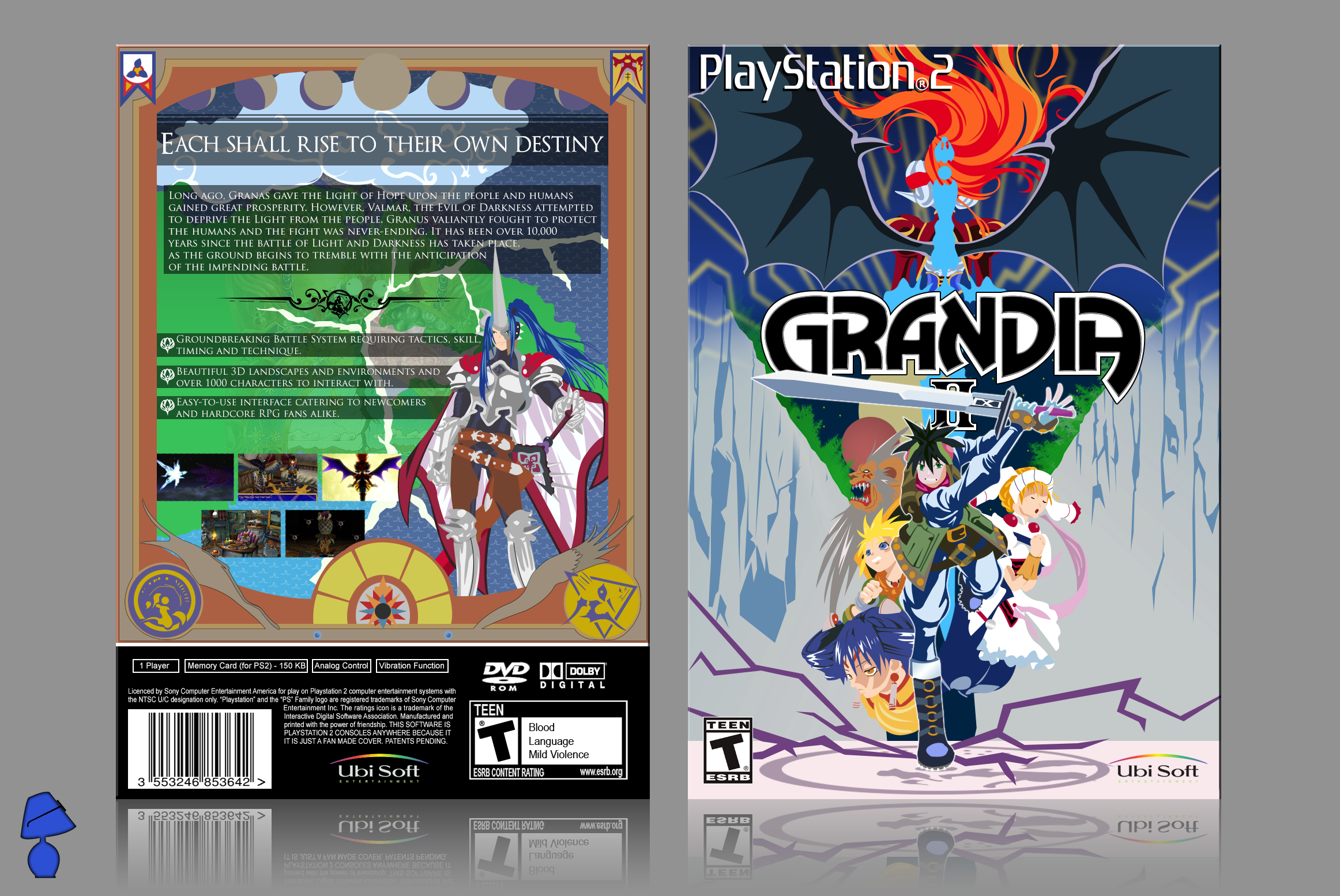 Grandia II box cover