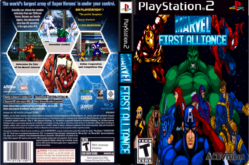 Marvel First Alliance box cover