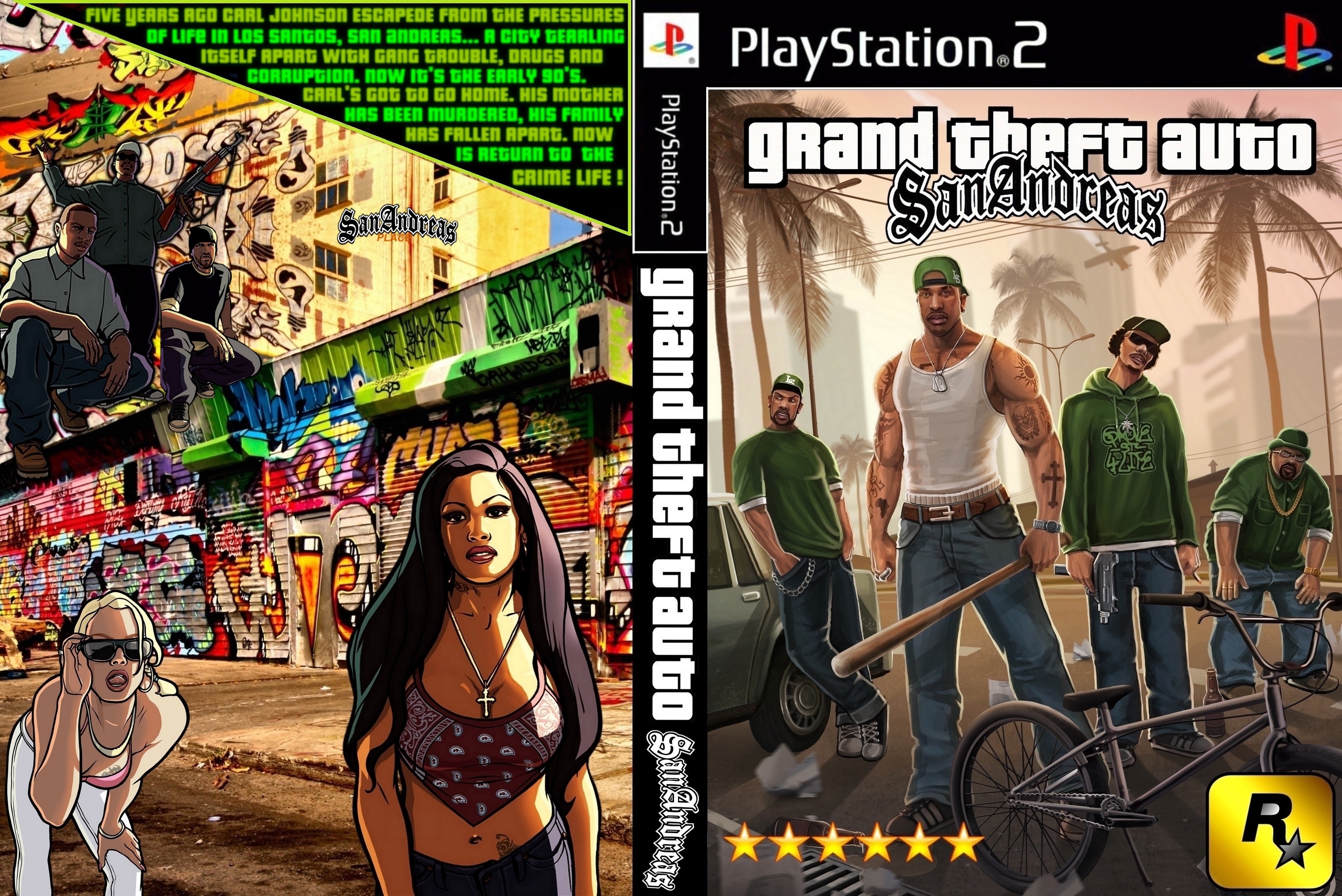 GTA San Andreas box cover