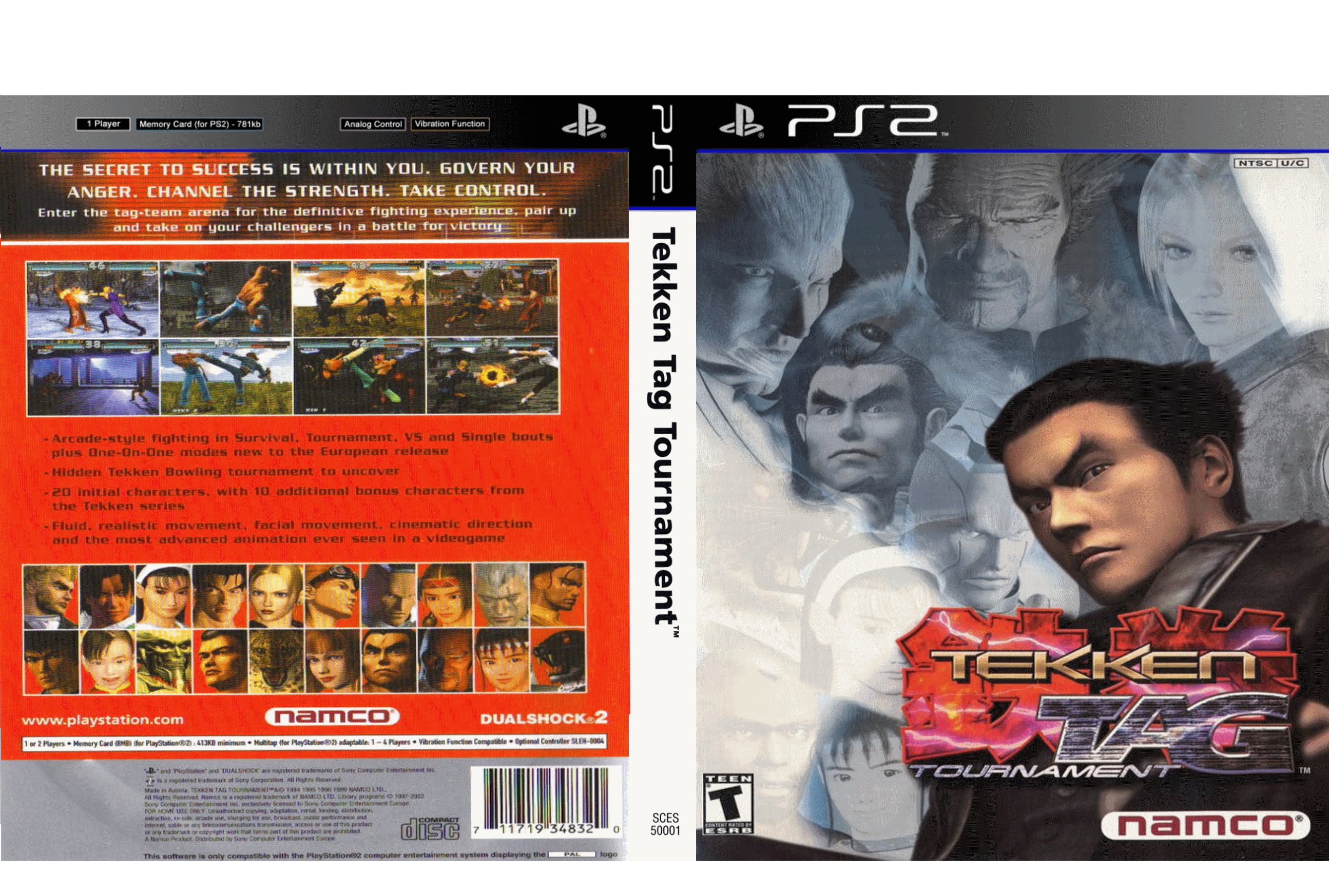 Tekken Tag Tournament box cover