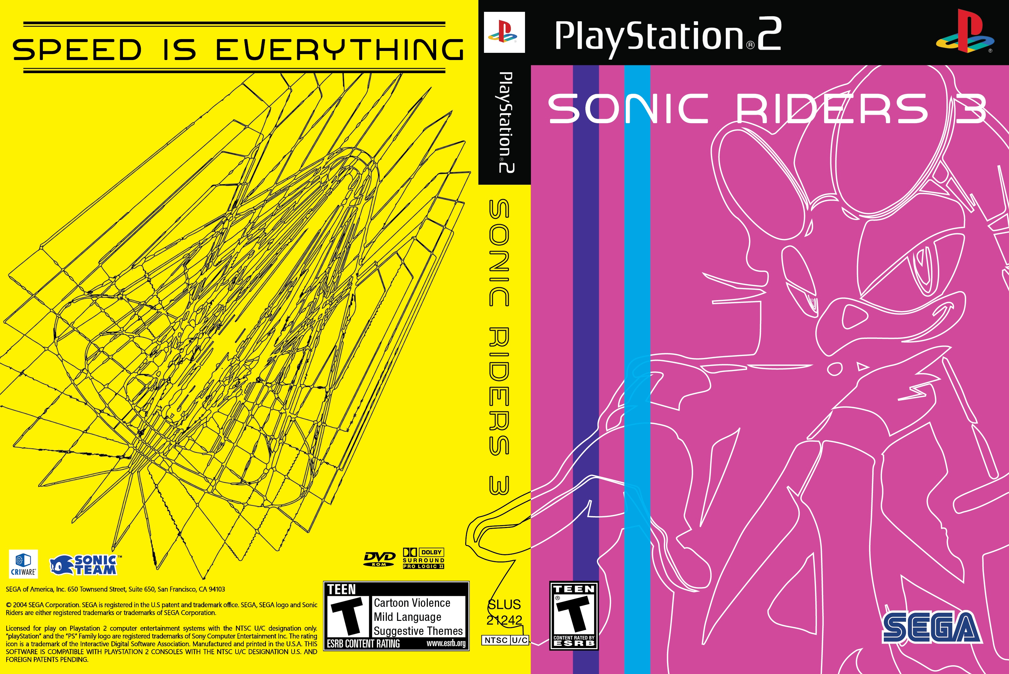 Sonic Riders 3 box cover