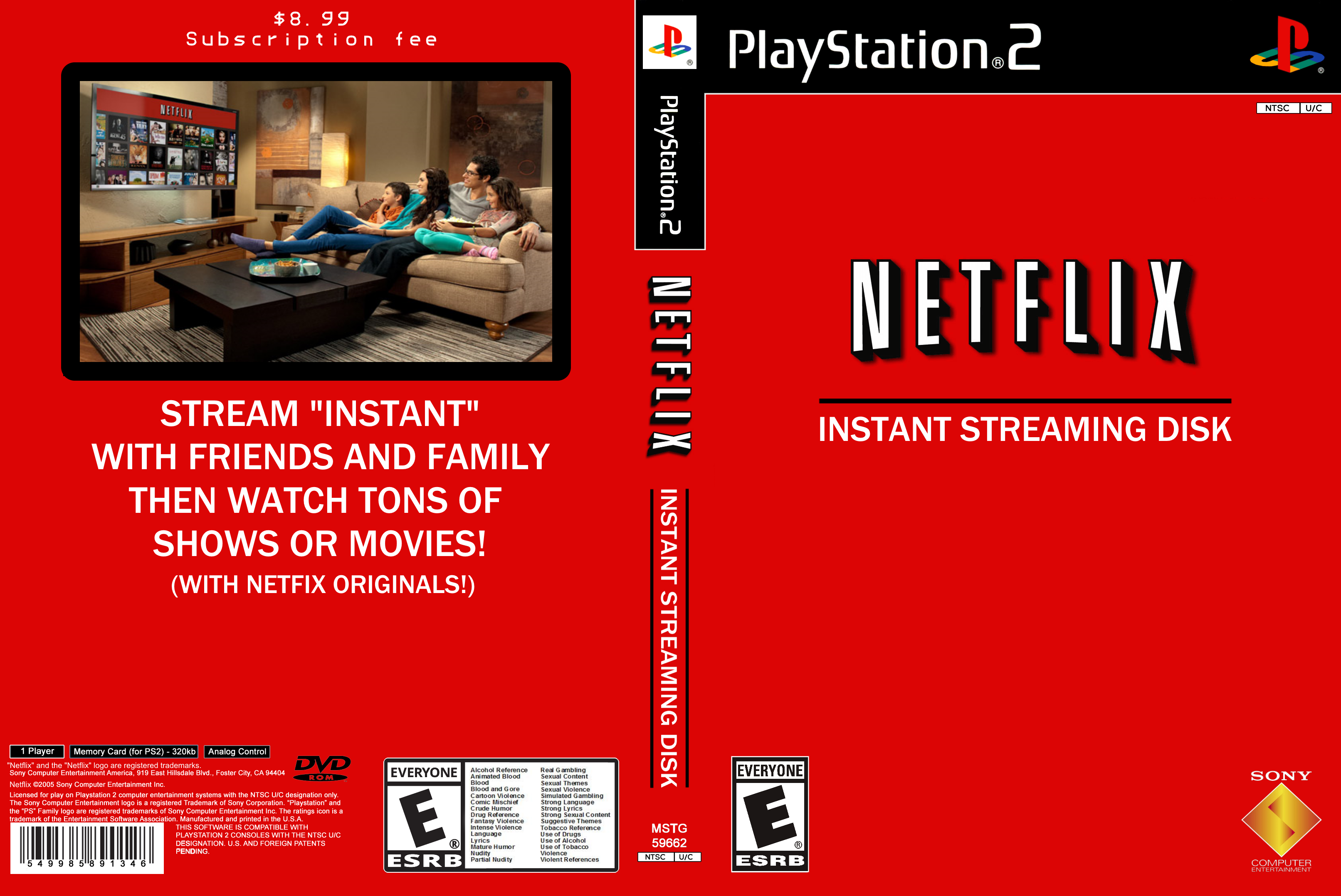 Netflix (PS2 Version) box cover