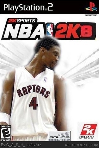 NBA 2K8 box cover