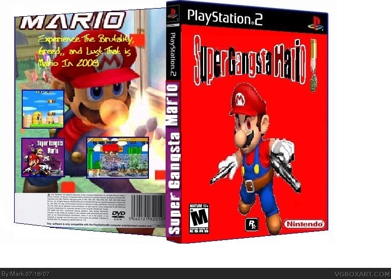 Super Gangsta Mario box cover