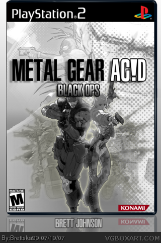 Metal Gear Acid: Black Ops box cover