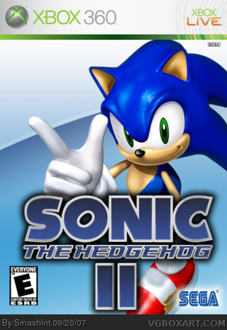 Sonic The Hedgehog II box cover