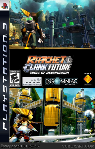 Ratchet and Clank Future box cover