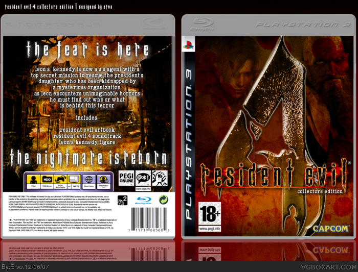 Resident Evil 4 Collectors Edition box art cover