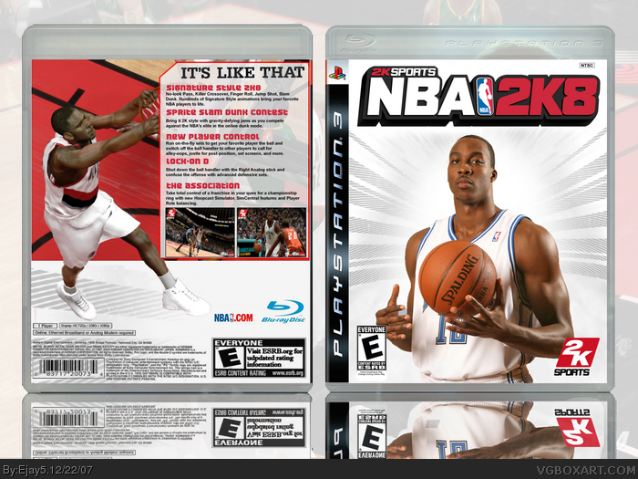 NBA 2K8 box art cover