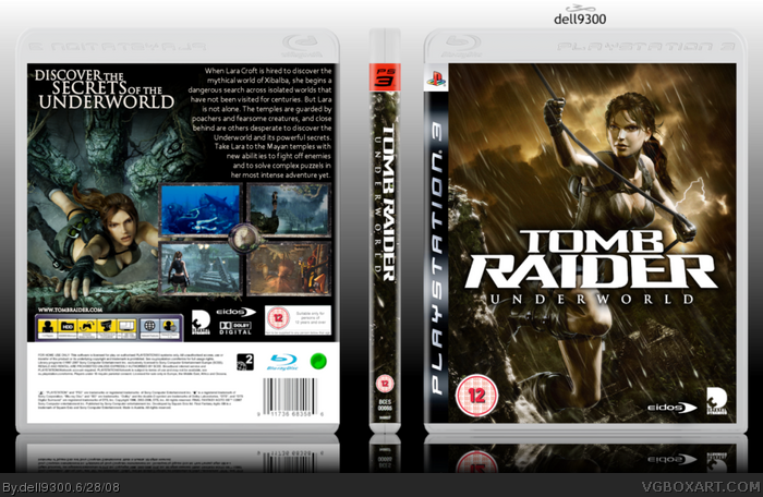 Tomb Raider Underworld Playstation 3 Box Art Cover By Dell9300