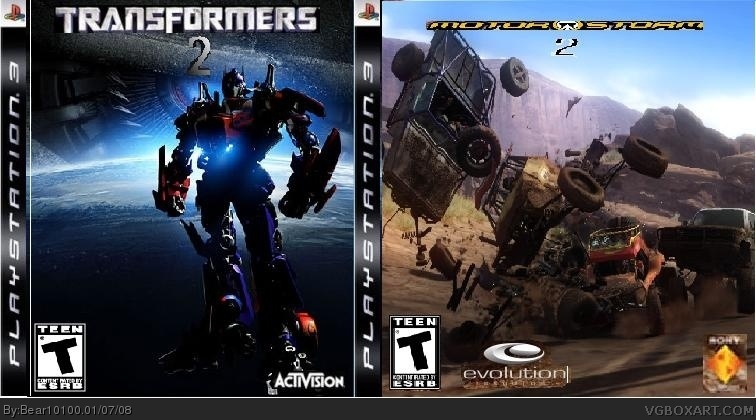 Motor Storm2 - Transformers 2 box cover