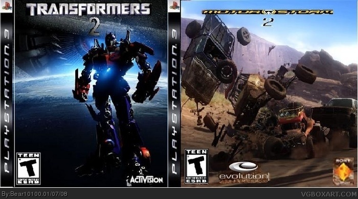 Motor Storm2 - Transformers 2 box art cover