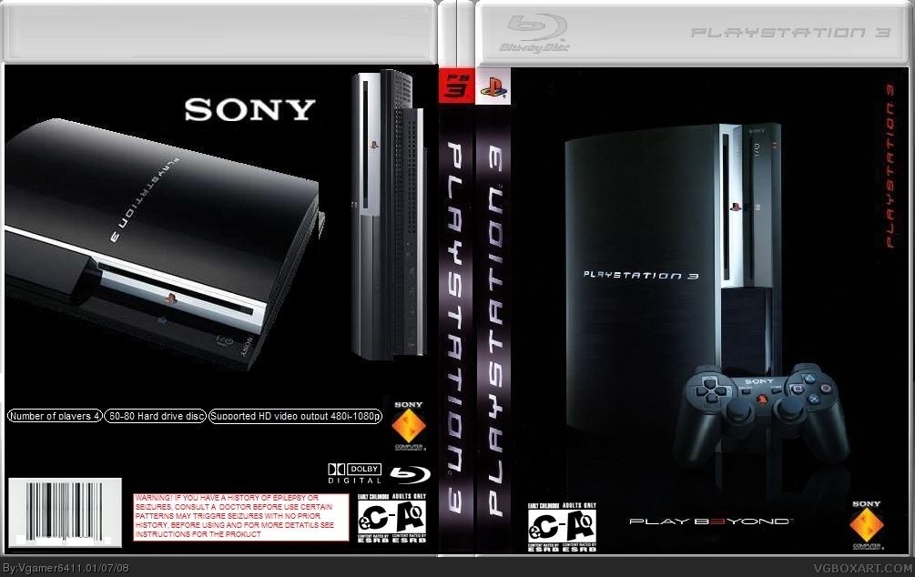 Playstation 3 box cover