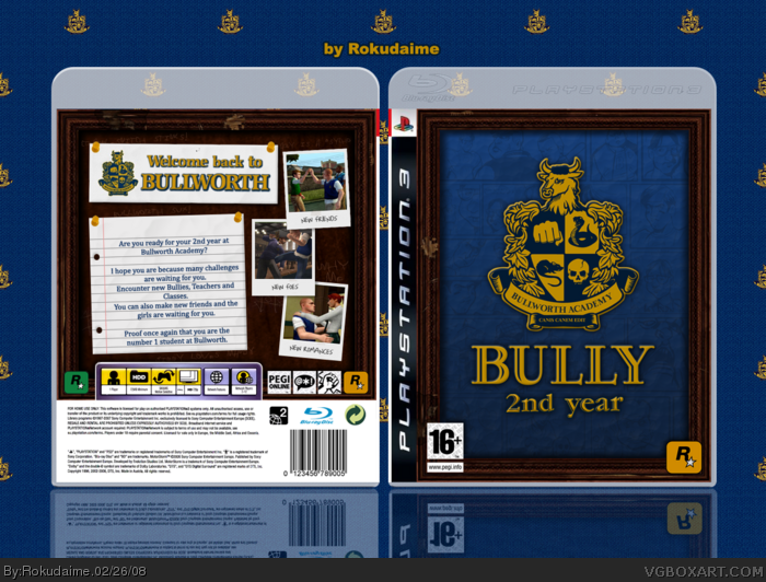 Bully 2 box art cover