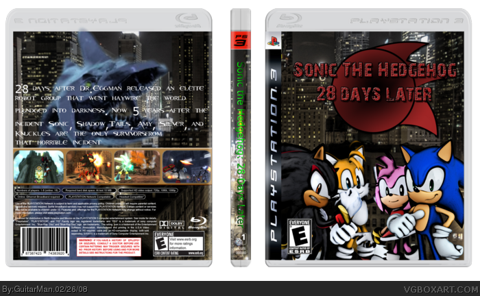 Sonic the Hedgehog: 28 Days Later box art cover