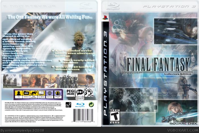 Final Fantasy: Collector's Edition box art cover