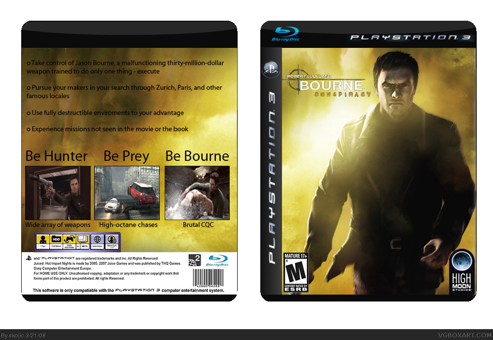 The Bourne Conspiracy box cover