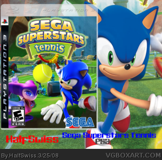 Sega Superstars Tennis box art cover