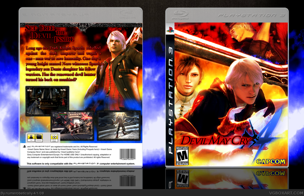 Devil May Cry 4 box cover