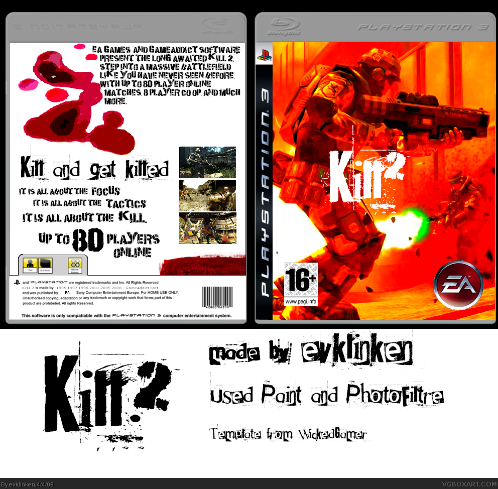 Kill 2 box cover