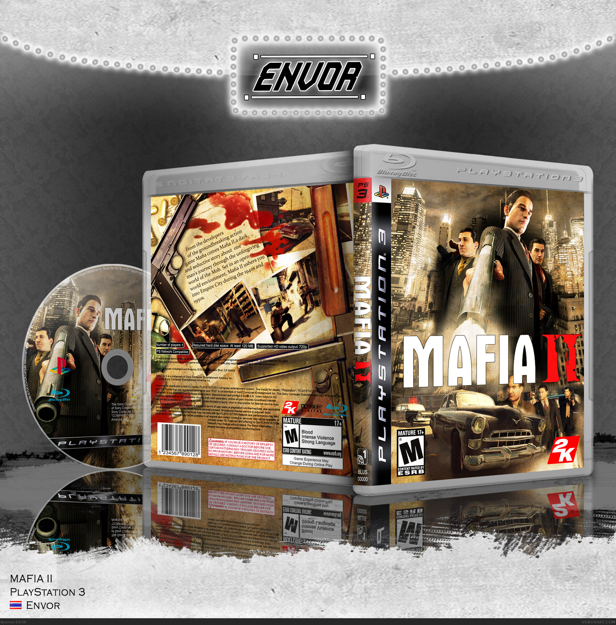 Mafia II box cover
