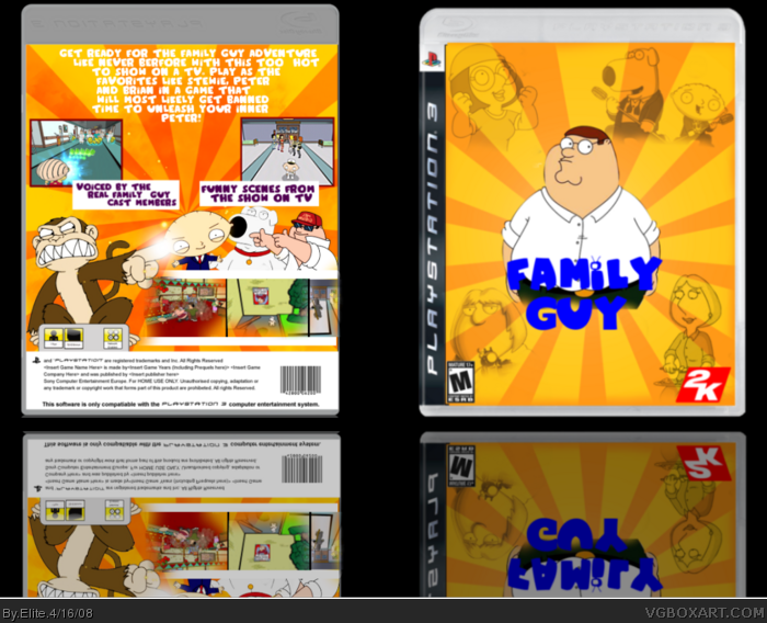 Family Guy: The Game box art cover