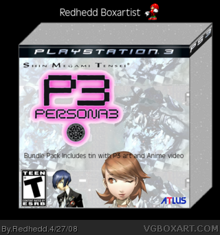 Persona 3 box art cover