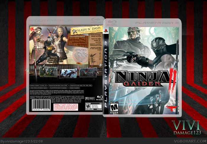 Ninja Gaiden II box art cover