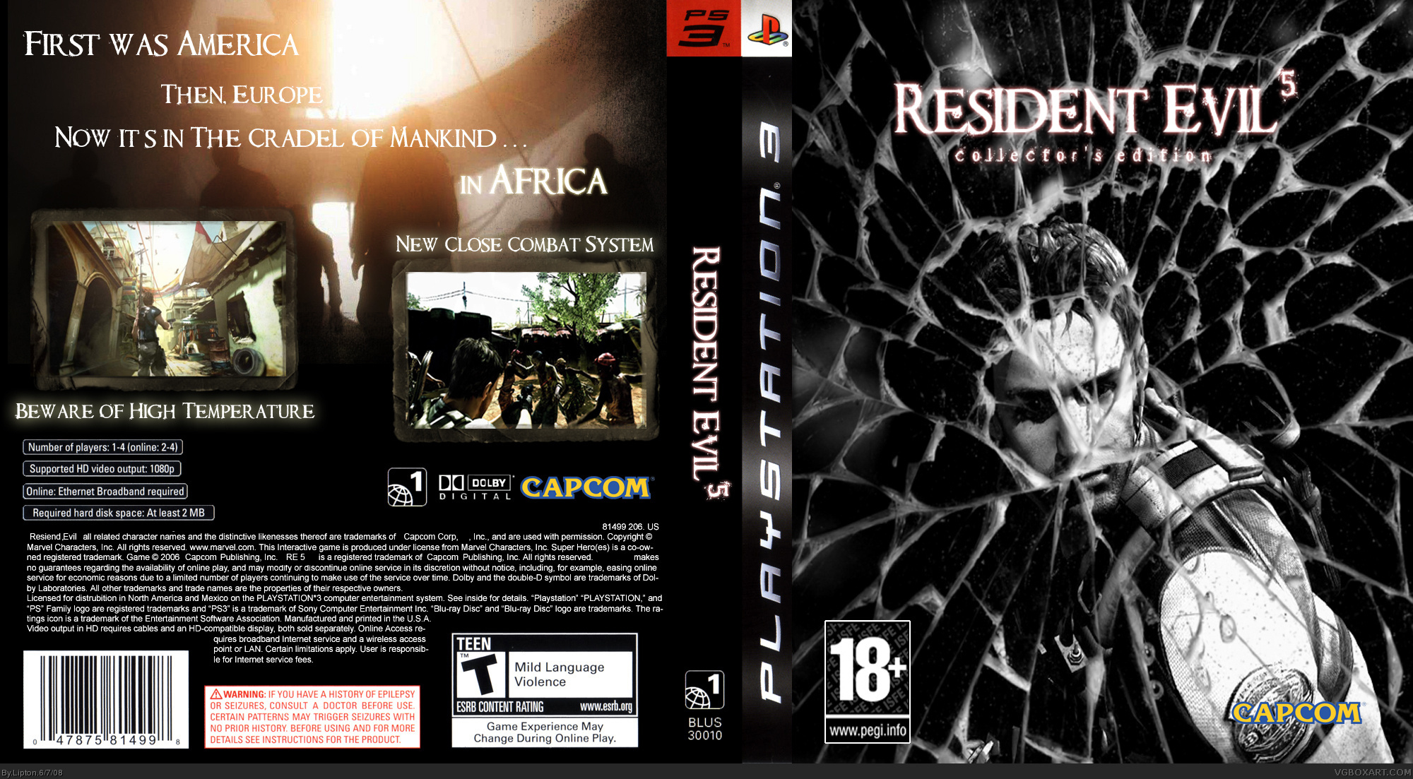 Resident Evil 5: Collector's Edition box cover