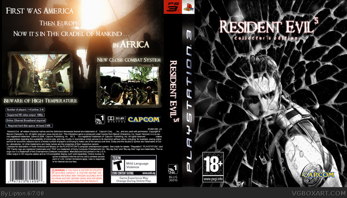 Resident Evil 5: Collector's Edition box art cover