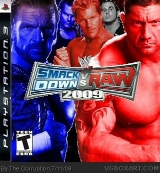 WWE Smackdown! vs. RAW 2009 box cover