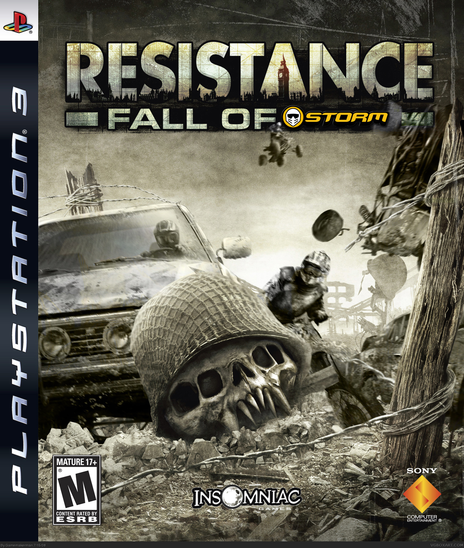 Resistance: Fall of Storm box cover