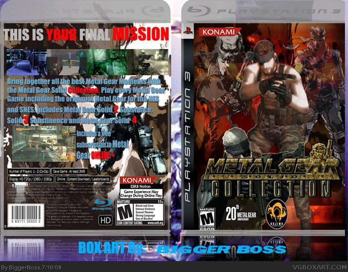 Metal Gear Solid Collection box art cover