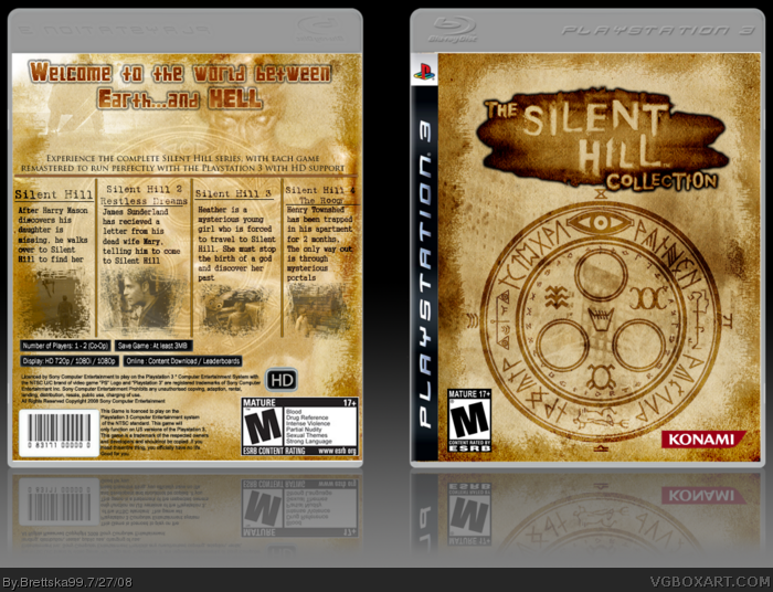 The Silent Hill Collection box art cover