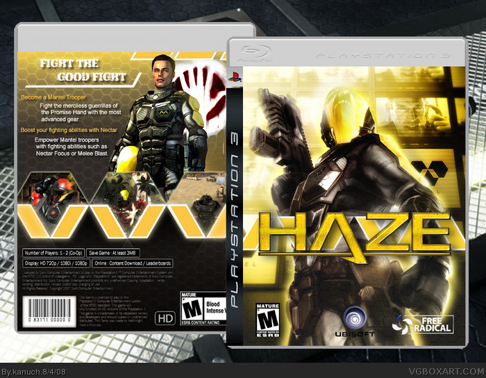 HAZE box art cover