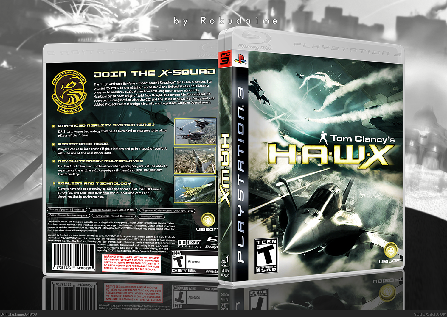 Tom Clancy's H.A.W.X. box cover
