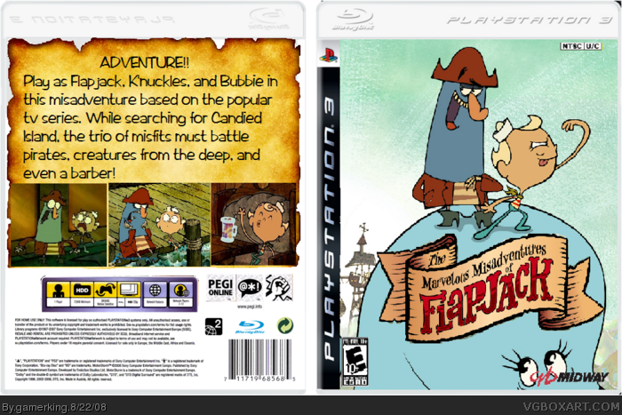The Marvelous Misadventures of Flapjack box art cover