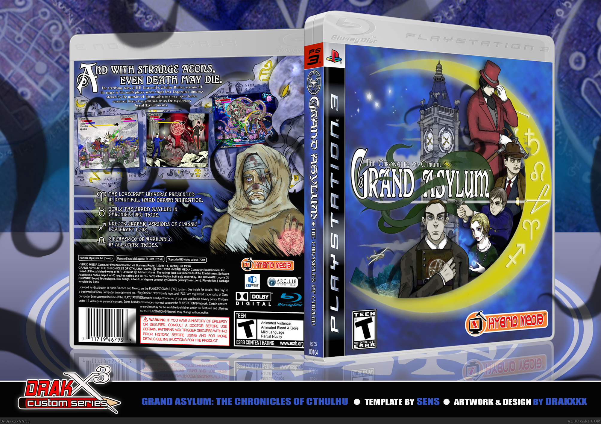 Grand Asylum: The Chronicles of Cthulhu box cover