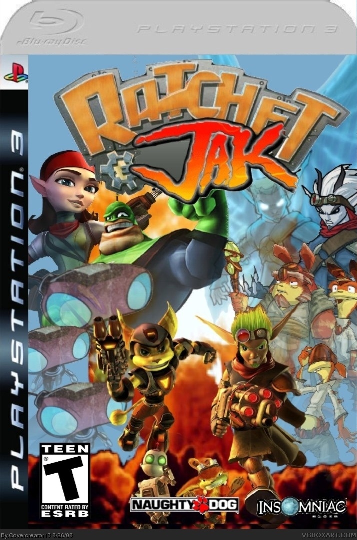 Ratchet and Jak box cover