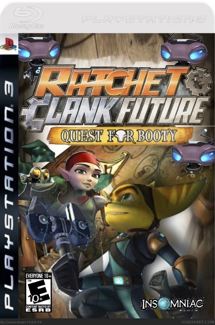 Ratchet and Clank Future: Quest for Booty box cover