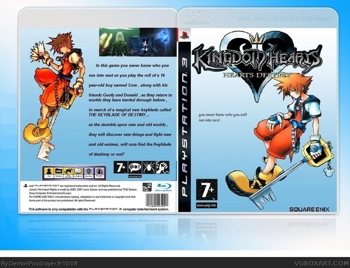 Kingdom Hearts: Hearts Destiny box art cover