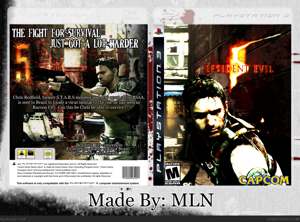 Resident Evil  5 box cover