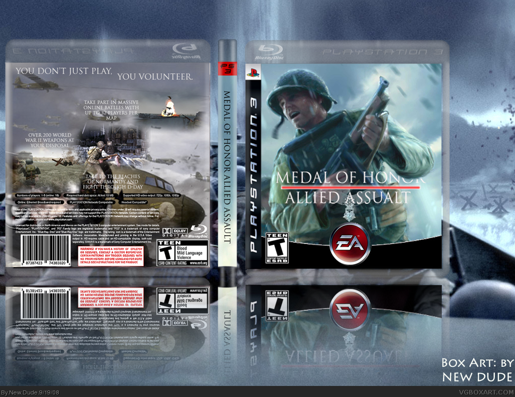 Medal of Honor Allied Assault box cover