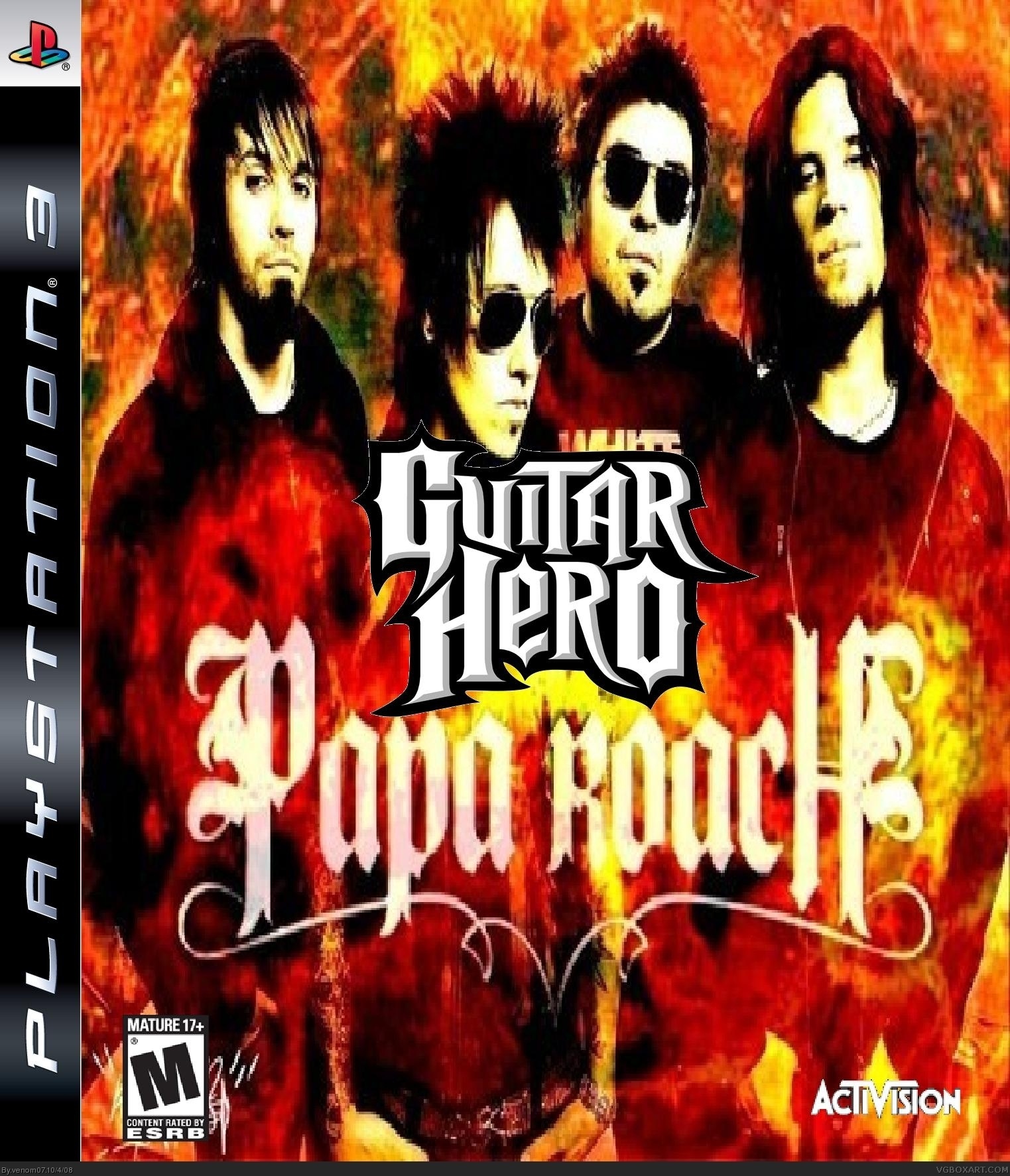 Guitar Hero:Papa Roach box cover