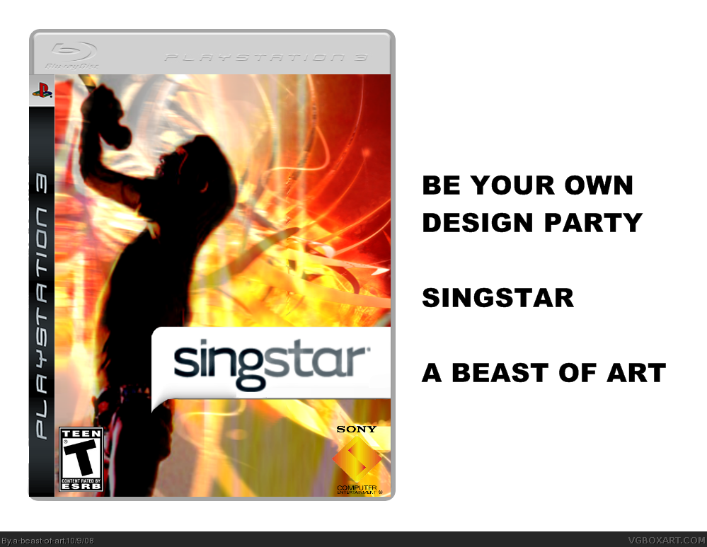 SingStar box cover