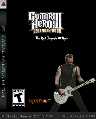 Guitar Hero lll: The Real Legends Of Rock box art cover