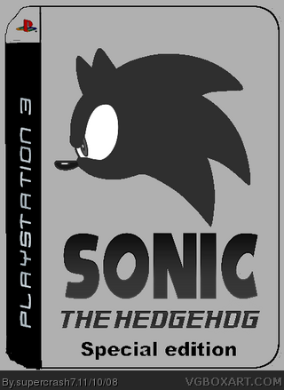 Sonic the hedgehog special edition box cover