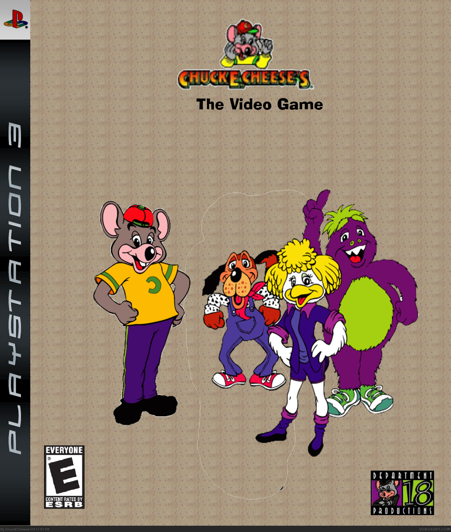 Chuck E Cheese: The Video Game box cover