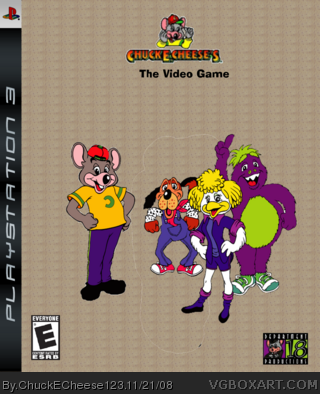 Chuck E Cheese: The Video Game box art cover