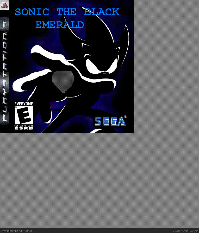 Sonic: The Black Emerald box cover